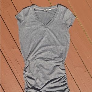 Athleta Topanga dress ruched T-shirt dress